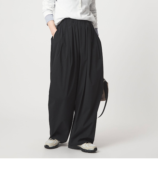 【WEB限定】＜at ease＞2WAY ワイド パンツ 撥水 UVカット