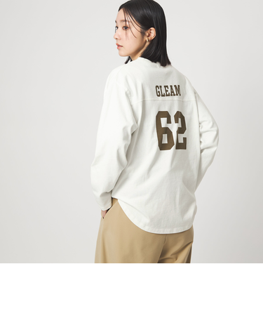 【WEB限定】<at ease>ナンバー プリント TEE