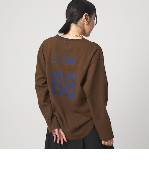 【WEB限定】＜at ease＞ナンバー プリント TEE