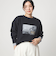 【WEB限定】＜at ease＞フォト プリント スウェット プルオーバー