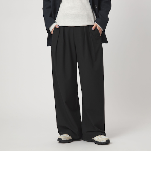 【WEB限定】＜at ease＞オルマイ スラックス ウォッシャブル ストレッチ UVカット