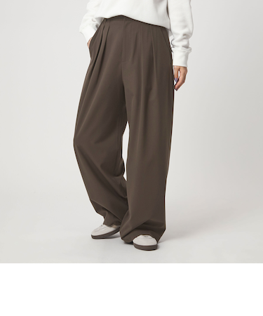 【WEB限定】＜at ease＞オルマイ スラックス ウォッシャブル ストレッチ UVカット