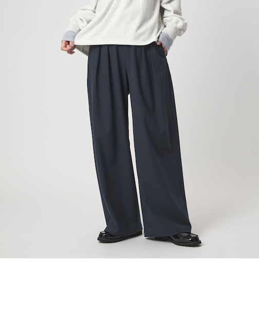 【WEB限定】＜at ease＞オルマイ スラックス ウォッシャブル ストレッチ UVカット