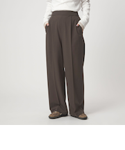 【WEB限定】＜at ease＞オルマイ ワイド パンツ ウォッシャブル ストレッチ UVカット