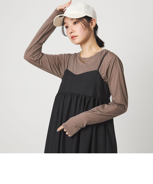 【WEB限定】＜at ease＞シアー テンジク ロングスリーブ カットソー