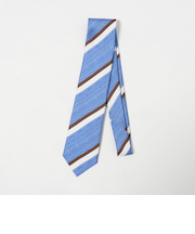 ＜Luisa Esposito＞8.0cm スタンプ ストライプ1 ネクタイ