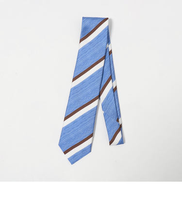 ＜Luisa Esposito＞8.0cm スタンプ ストライプ1 ネクタイ
