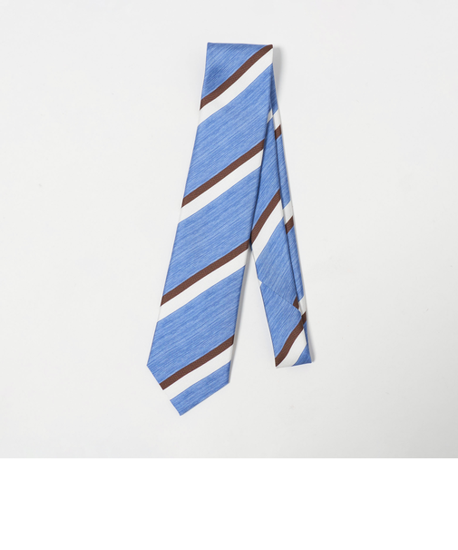＜Luisa Esposito＞8.0cm スタンプ ストライプ1 ネクタイ