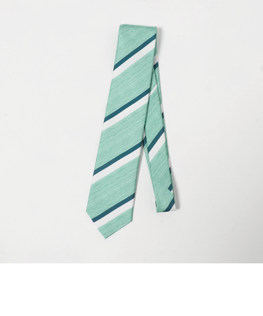 ＜Luisa Esposito＞8.0cm スタンプ ストライプ1 ネクタイ