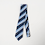 ＜Luisa Esposito＞8.0cm スタンプ ストライプ２ ネクタイ