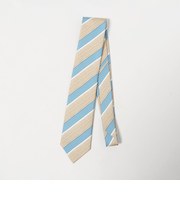 <Luisa Esposito>8.0cm スタンプ ストライプ2 ネクタイ