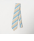 ＜Luisa Esposito＞8.0cm スタンプ ストライプ２ ネクタイ