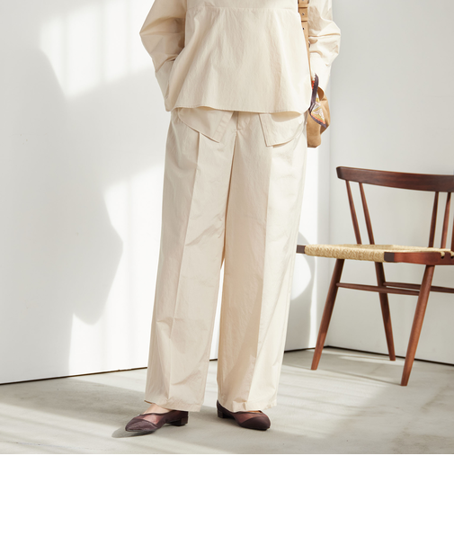 FAbRICA 2タック ワイド パンツ