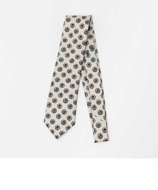 ＜Luisa Esposito＞8.0cm スタンプ コモン4 ネクタイ