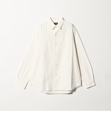 FINE BASIC スビン オックスフォード ジャストルーズ シャツ
