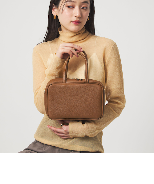 PRATO MADE IN ITALY＞スクエアボストンバッグ｜グリーンレーベル