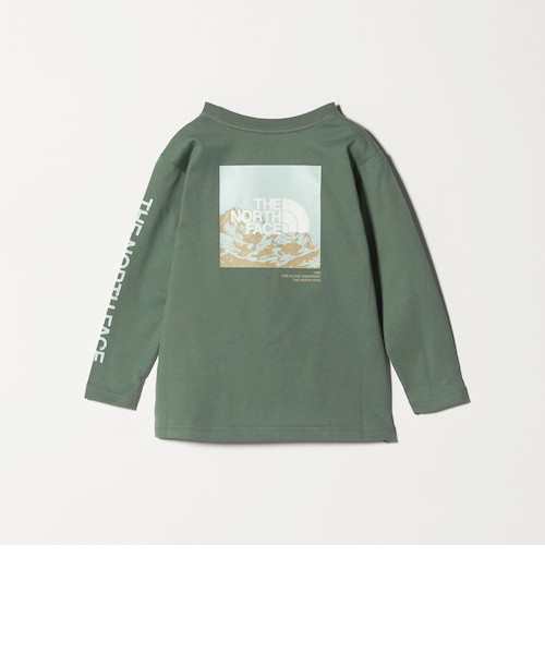THE NORTH FACE＞ロングスリーブスリーブグラフィックティー / キッズ