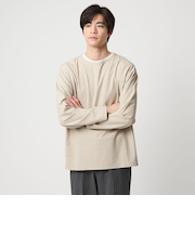 KIVANC ノーカラー 長袖 Tシャツ