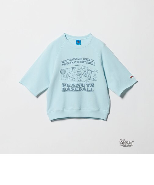 ＜FRUIT OF THE LOOM×PEANUTS＞スウェット 5分袖 / キッズ  140cm-150cm