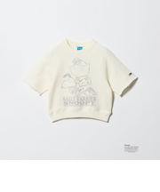 ＜FRUIT OF THE LOOM×PEANUTS＞スウェット 5分袖 / キッズ  110cm-130cm