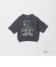 ＜FRUIT OF THE LOOM×PEANUTS＞スウェット 5分袖 / キッズ  110cm-130cm