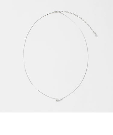 モチーフ付き スネークチェーン ネックレス