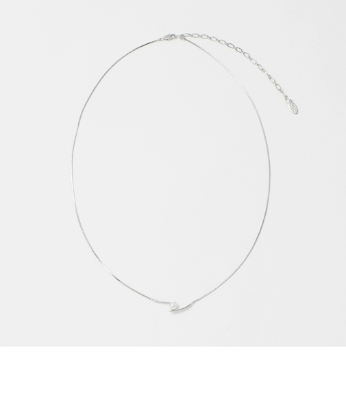 モチーフ付き スネークチェーン ネックレス