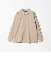 【WEB限定】JUST fit ウールライク コンフォート シャツ -横ストレッチ-