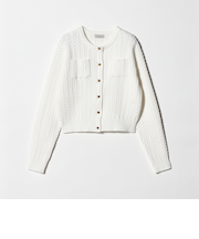 ケーブル ニット カーディガン ウォッシャブル