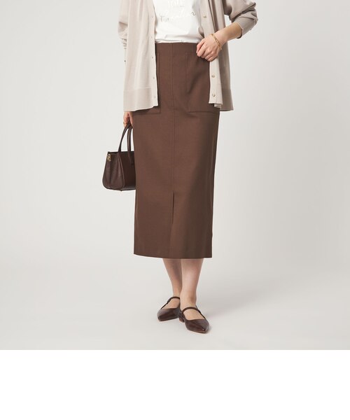 size SHORTあり］Daily Chic カラミ タイト スカート マシン