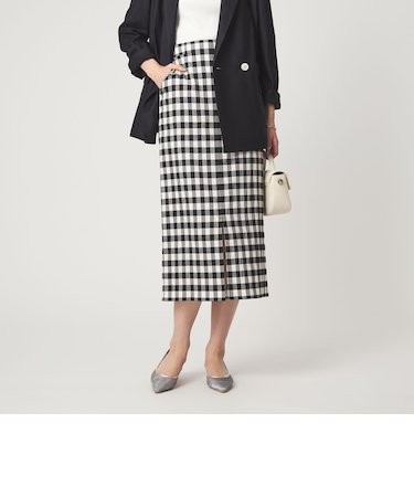 ［size SHORTあり］Daily Chic カラミ タイト スカート マシンウォッシャブル