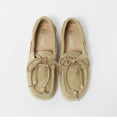 【国内EXCLUSIVEカラー】<Clarks Originals> GODNEY BOATシューズ