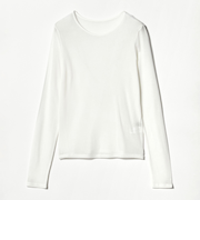 レディ シアー クルーネック カットソー