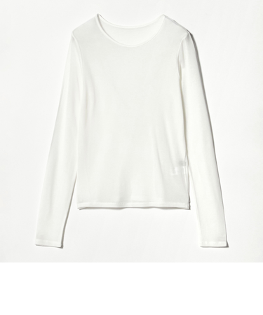 レディ シアー クルーネック カットソー