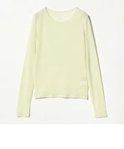 レディ シアー クルーネック カットソー