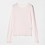 レディ シアー クルーネック カットソー