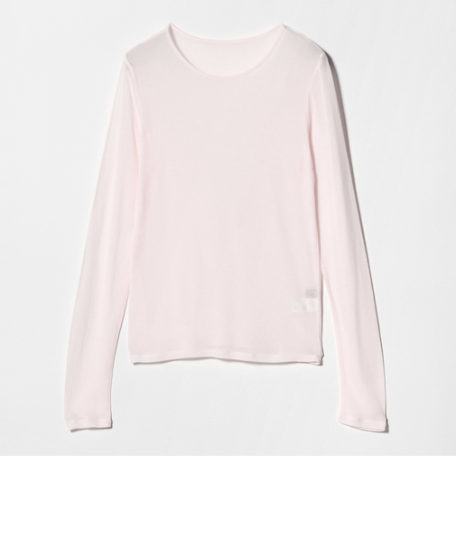 レディ シアー クルーネック カットソー