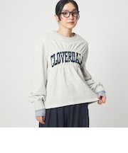 【WEB限定】<at ease>シャーリング スウェット プルオーバー