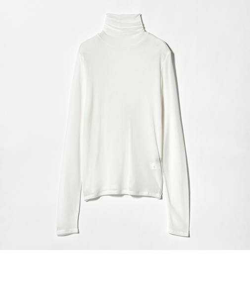 レディ シアー タートルネック カットソー