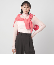 レディ シアー タートルネック カットソー