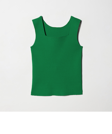 ニット タンクトップ ウォッシャブル