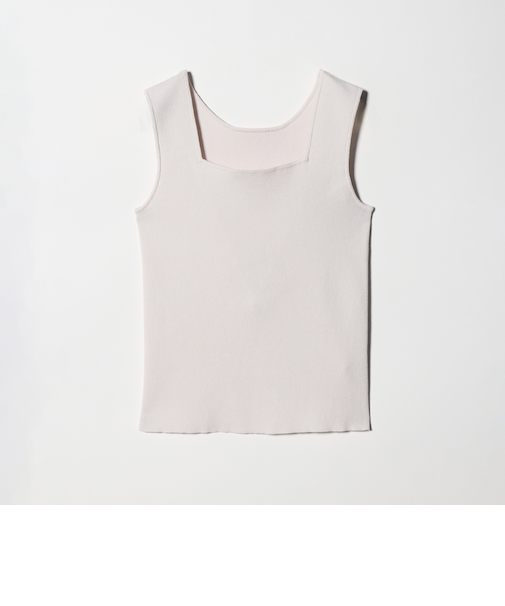 ニット タンクトップ ウォッシャブル