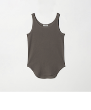 ベーシック リブ タンクトップ