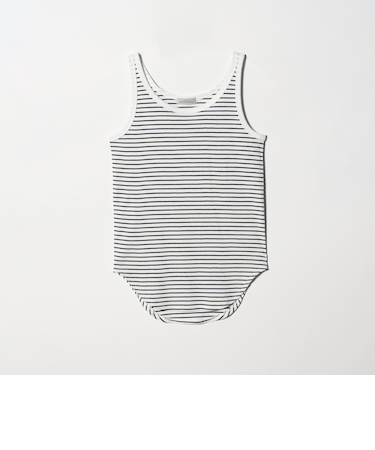 ベーシック リブ タンクトップ