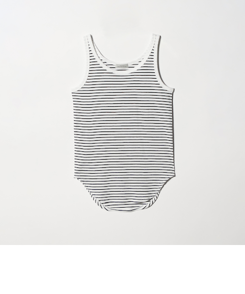 ベーシック リブ タンクトップ