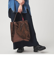 【別注】＜BINDU＞メタリック トートバッグ