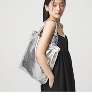 【別注】＜BINDU＞メタリック トートバッグ