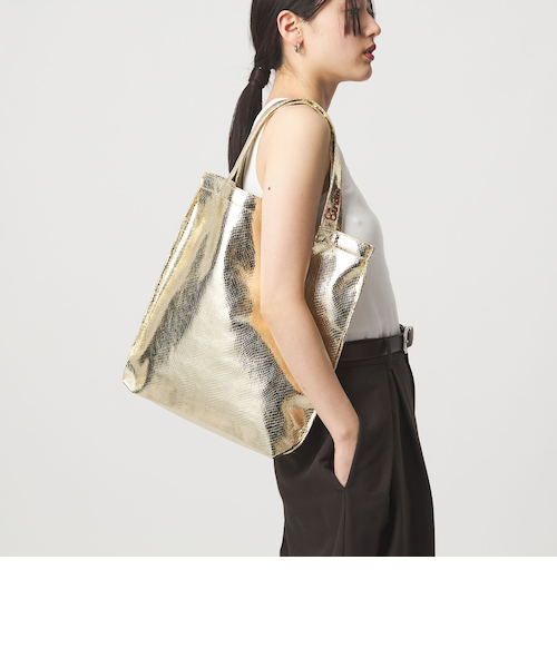 別注】＜BINDU＞メタリック トートバッグ｜グリーンレーベル