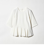 イレヘム ペプラム ポンチ プルオーバー カットソー 接触冷感 UVカット