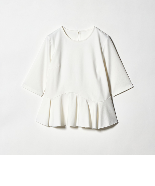 イレヘム ペプラム ポンチ プルオーバー カットソー 接触冷感 UVカット